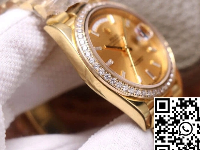 18ct Gold M228348RBR-0002 Factory Rolex 989 EW Date Day Effortless 0714